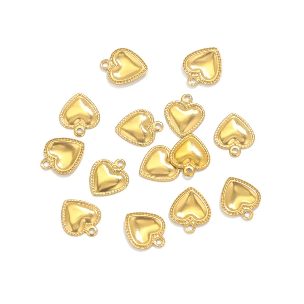 50 pieces of stainless steel carefully shaped amulets used for jewelry making necklace decoration bracelet end and tail supply material process 250325