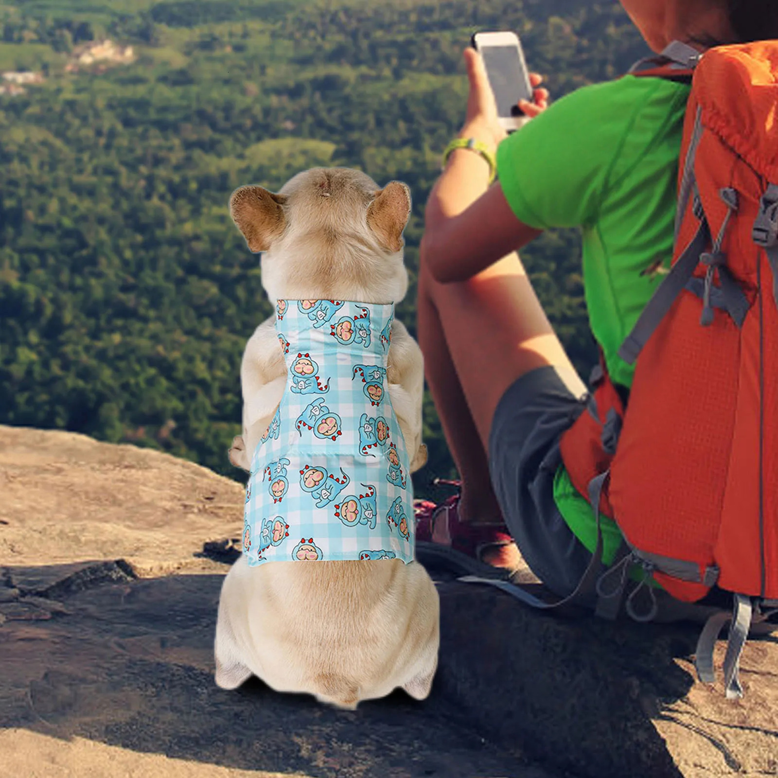 Pet Cooling Shirt Cooling Vest For Dogs Breathable Dog Cooling Shirts Breathable Cooling Dogs Vest Lightweight Dog Clothes 250402