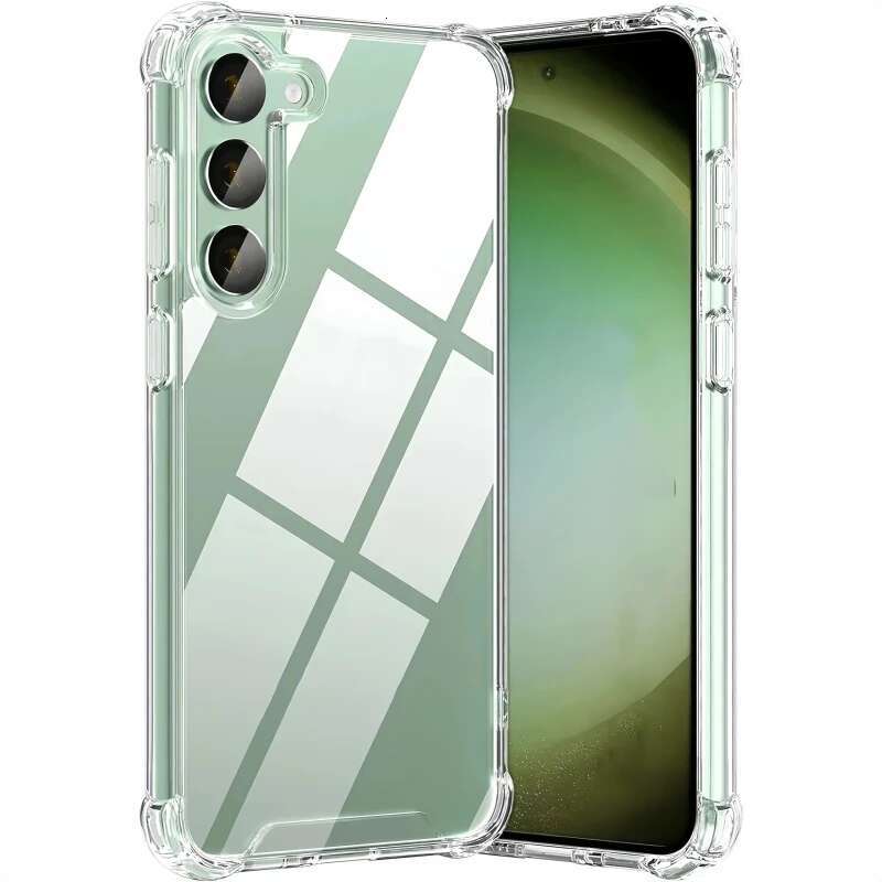 Transparent Silicone Soft Shockproof Case For Samsung Galaxy S24 S23 FE Plus Ultra A55 A35 A25 A15 A54 A34 A24 A14 Back Cover