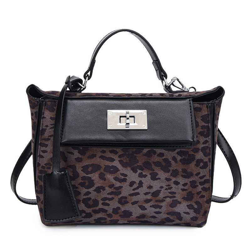 Leopard Print Handbag Large Capacity Niche Versatile Single Shoulder Tote For Women Diagonal Cross Bag