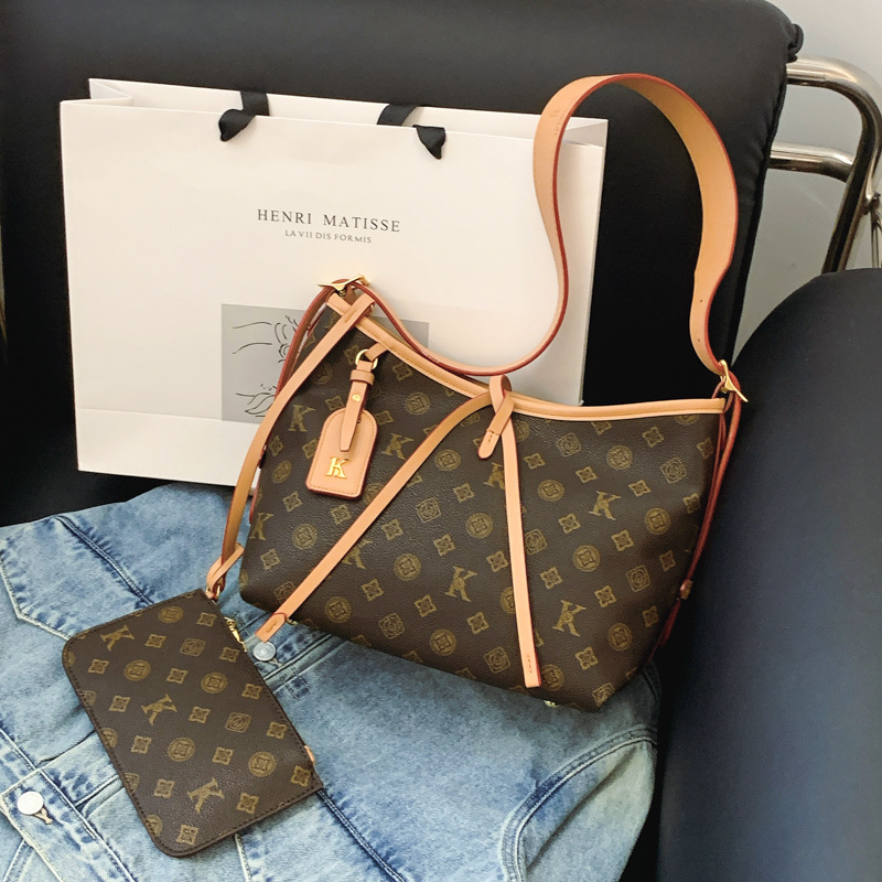 Free shipping large capacity bag women's bag new fashion son mother single shoulder crossbody Tote bag 2025s hot