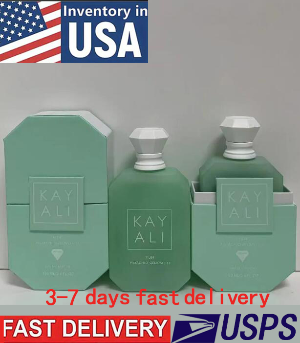 Branded Kayali Perfume 100ml Vanilla 28 Elixir 11 Pistachio Gelato 33 Eau De Parfum Men Woman designer Fragrance 3.4oz Long Lasting Smell good scent Cologne Spray