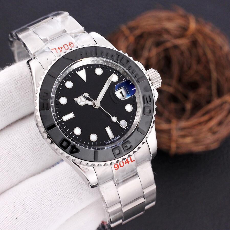 Mens YACHTity MASTERity DAY DATE Automatic Movement watch Wristwatch Designers Men Watches Stainless Steel Wristwatches Montre de luxe #201