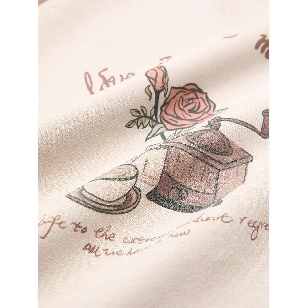 T-Shirts Top For Women Rotator Spliced Printed Long Sleeve Autumn New Chic Women's Clothing