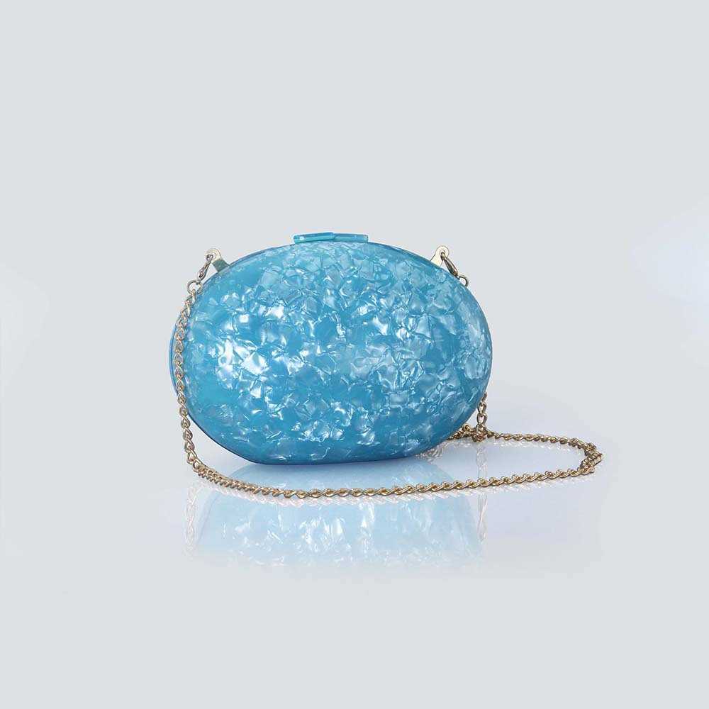 Womens New Fashion Love Bag Acrylic Dinner Bag Single Shoulder Oblique Cross Banquet Handbag