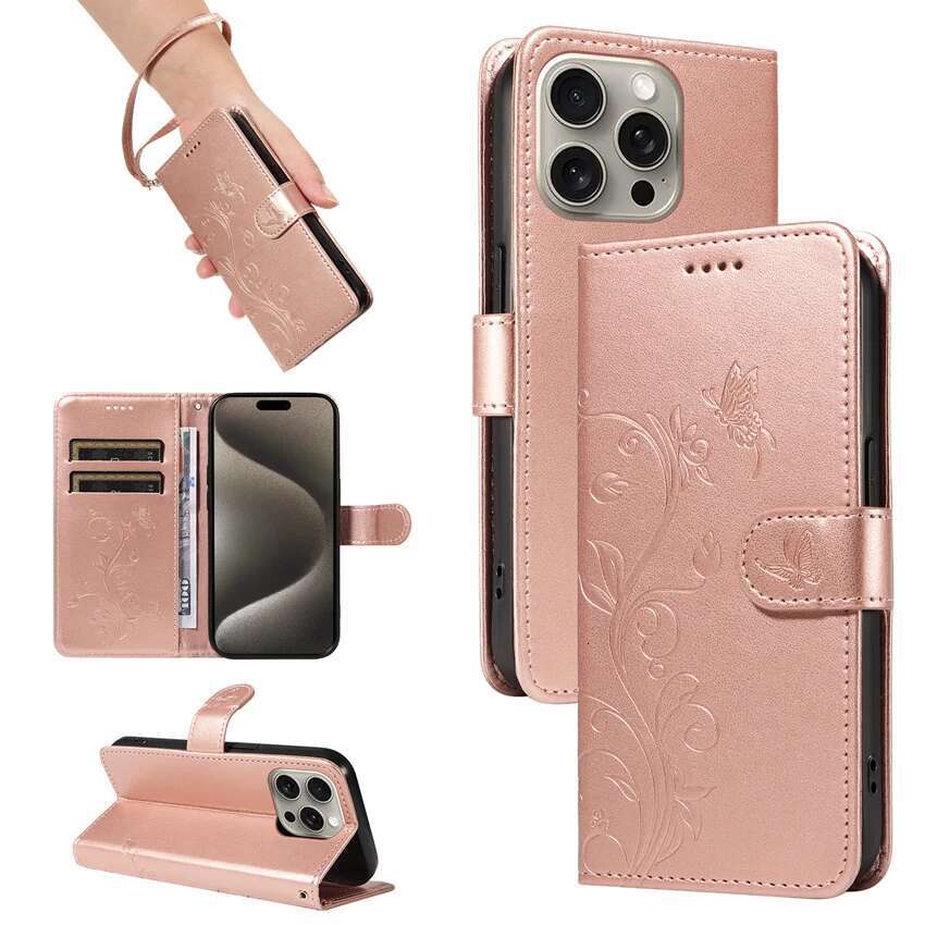 Butterfly wer Vine Case For Samsung Galaxy S20 S21 S22 S23 S24 Ultra Plus FE 5G A50 A51 A52S A53 A54 A55 Leather Book Cover