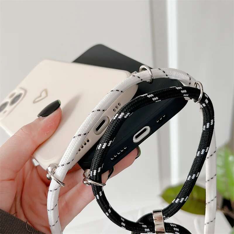 Crossbody Lanyard Silicone Phone Case For Samsung Galaxy S20 S22 S23 S24 S10 Note 10 20 Plus Ultra S21 Fe Love Heart Cover