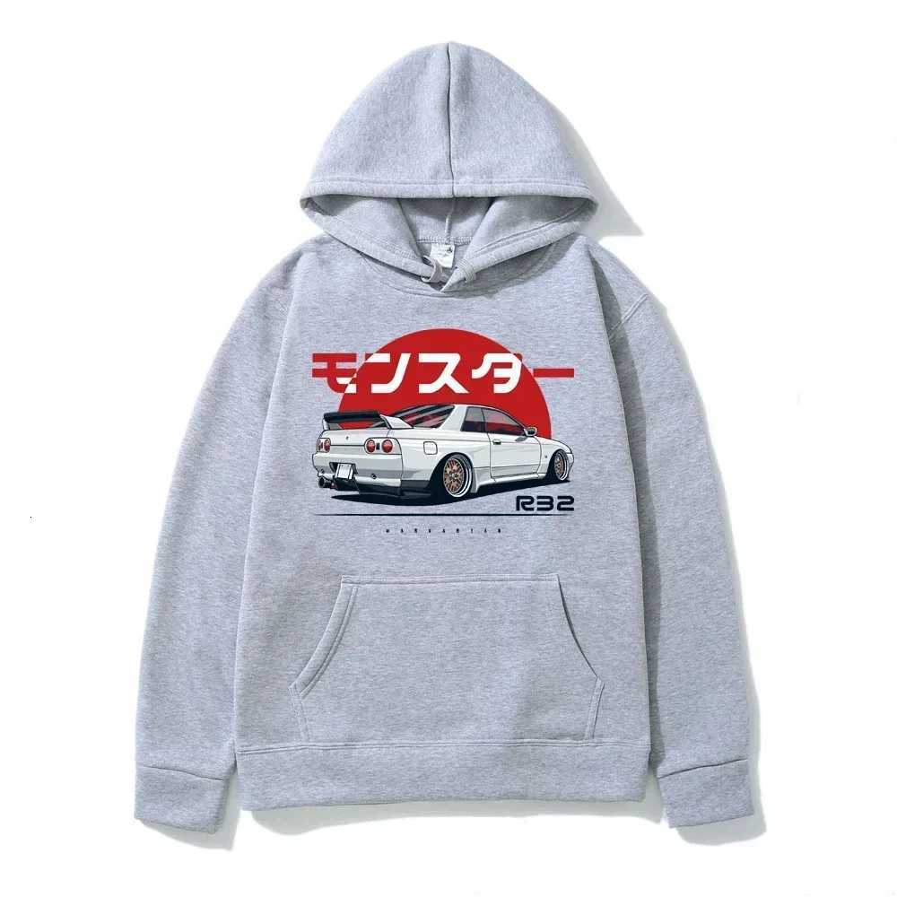 Mens and womens hooded oversized casual hoodie Monster Skyline printed fashionable clothing s-3XL2024 popular item W251106