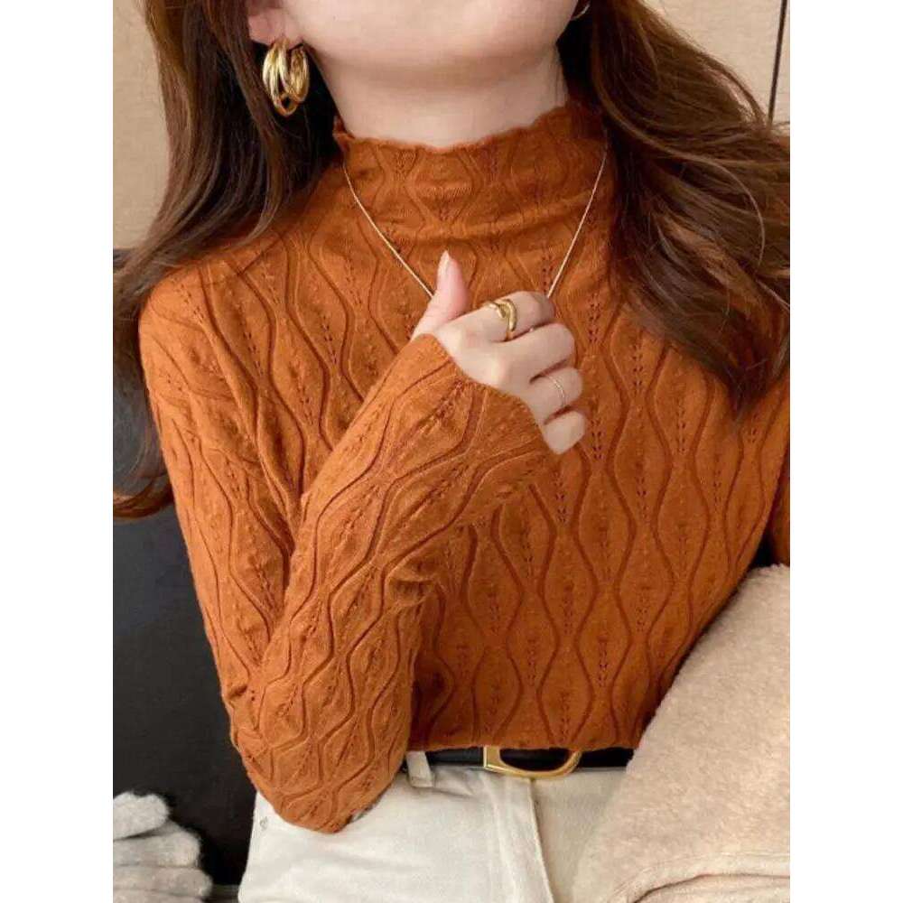 Cashmere Turtleneck Women Sweaters 2025 Autumn Winter Warm Pullover Slim Tops Knitted Sweater Jumper Soft Pull Female Designer Sweater Women Bear Swea
