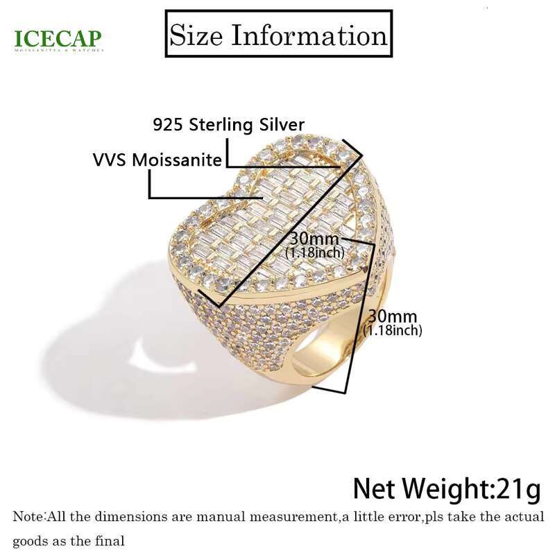 Fine Jewelry 18k Gold Ring VVS Moissanite Round Wedding Diamond Ring Hot Sale