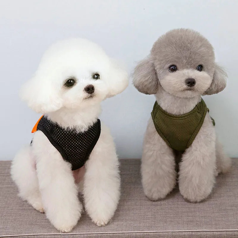 Cooling Puppy Clothes Summer Mesh Dog Vest Hoodie Sleeveless Sweatshirt For Small Medium Dogs Poodle Yorks Dog Costumes Tank Top 250402