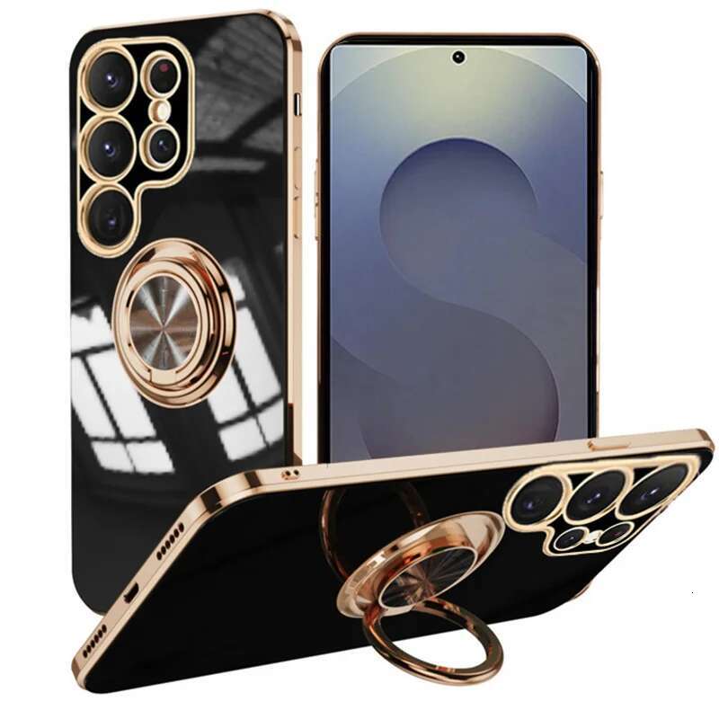 Ring Holder Case Galaxy S25 S22 S20 Cases For Samsung S24 S23 S21 FE Note 10 Plus 20 Ultra Cover