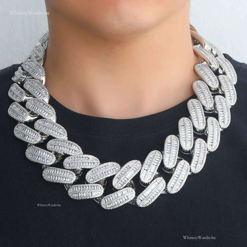 Heavy Duty Men's 40mm Cuban k Necklace Featuring Premium 5A Cubic Zirconia & Genuine Gold Plate Finish