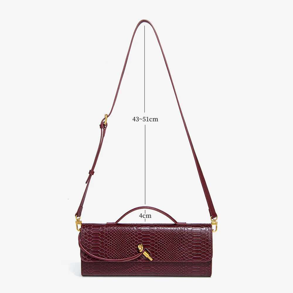 New Dinner Trendy Stone Pattern Retro One-Shoulder Crossbody Women's Hand Grab Bag Fashion Horizontal