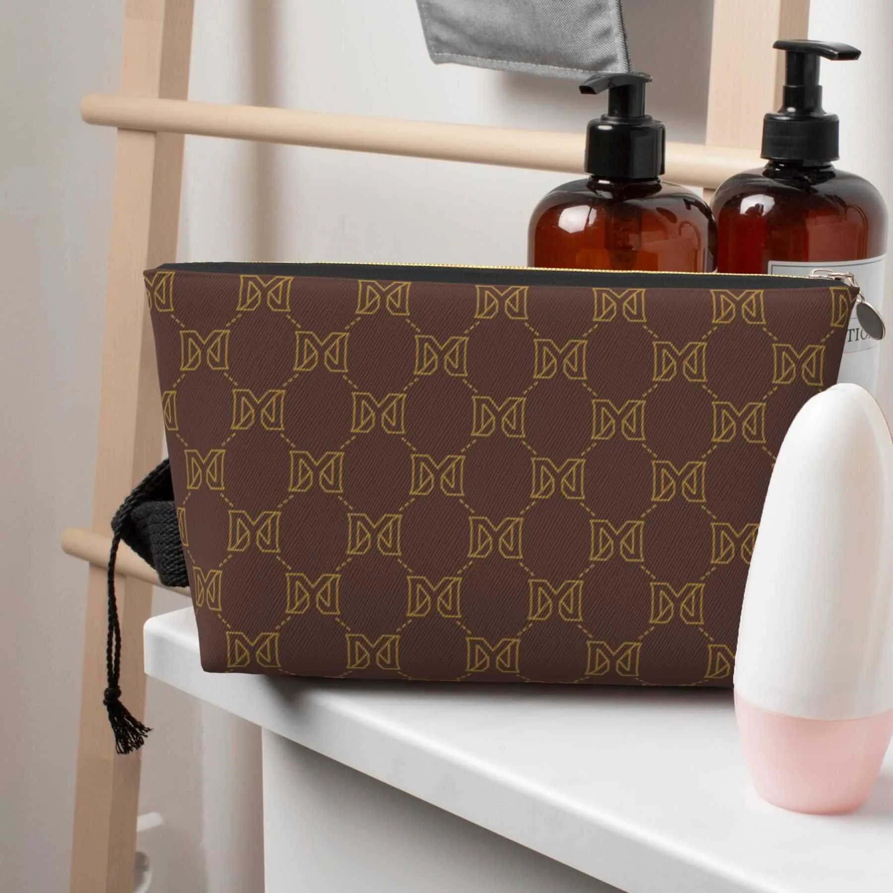 NXY FashionBucket Designer Makeup Bag Cosmetic Pouch Women Casual Zipper Toiletry Wash Bags Cases Designers Make Up Bag