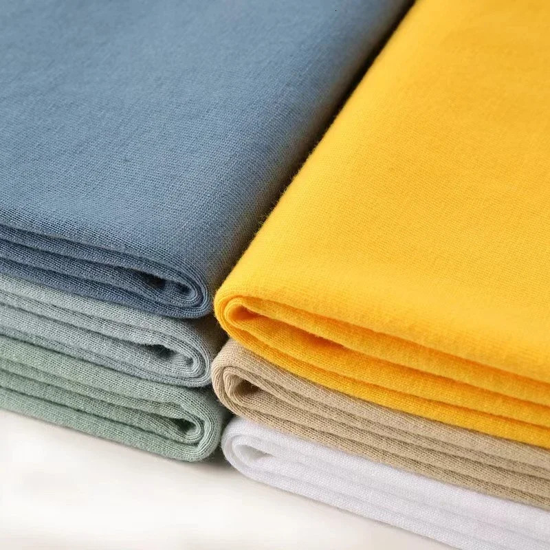 Mens solid color round neck cotton long sleeved T-shirt for summer comfort 250402