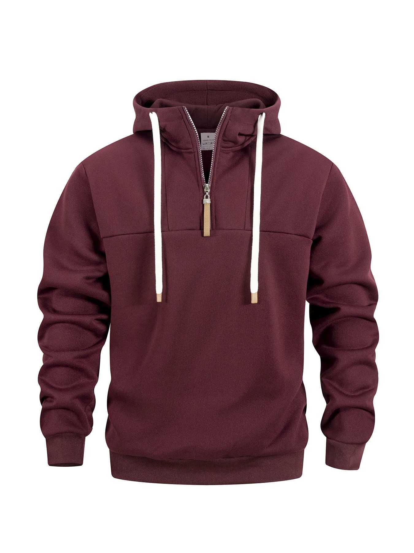 Mens Hoodie Jacket Streetwear Long Sleeve Sweatshirts Zipper Hooded Pullover Male Sportswear Autumn Men Clothing Streetwear W251106
