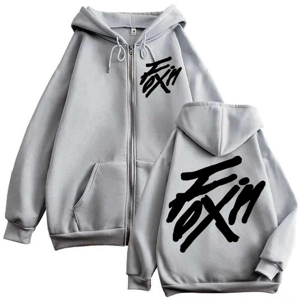 Kpop ATEEZ FlX ON Merch Zipper Hoodie Men Women High Quality Fashion Zip Up Jacket Coat Autumn Winter Casual Loose Sweatshirts W251106