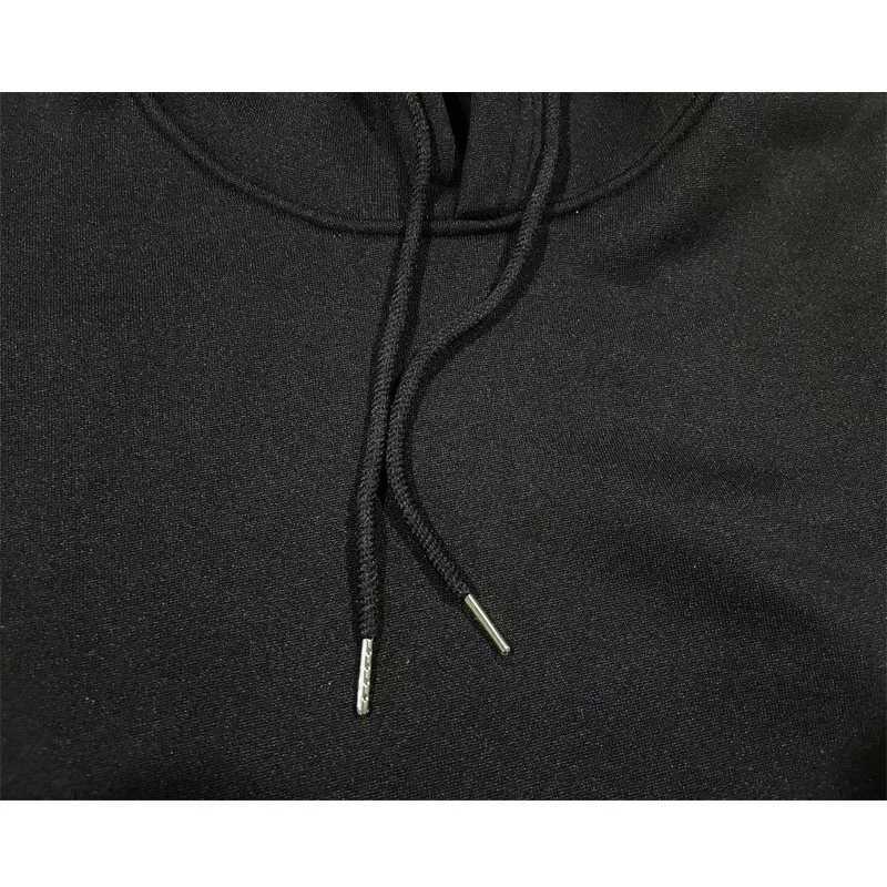 Local stock of mens retro Gothic wing hoodies comfortable hooded sweatshirts with ropes and high-quality casual sweatshirts W251106