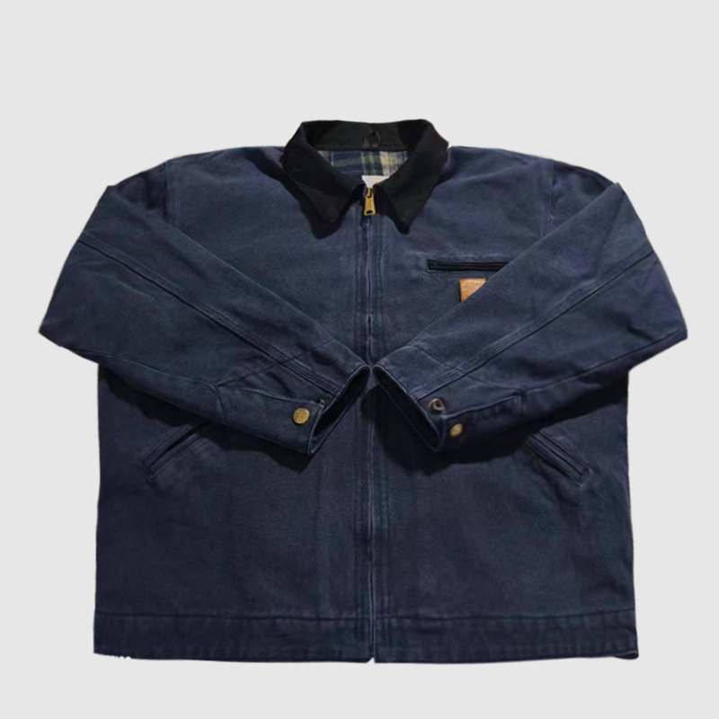 Designer Men's Jackets Carhartt Detroit Wide Coverall Jacket Loose Vintage Unisex Coat Men Women Autumn Long Sleeve Cotton Tops Casual Brands Clo