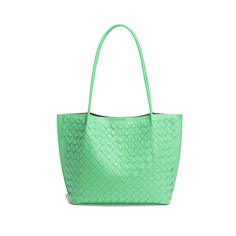 Free shipping designer bags Large-capacity handbag tote new autumn and winter mother-child hand-woven retro trendy single-shoulder underarm bag