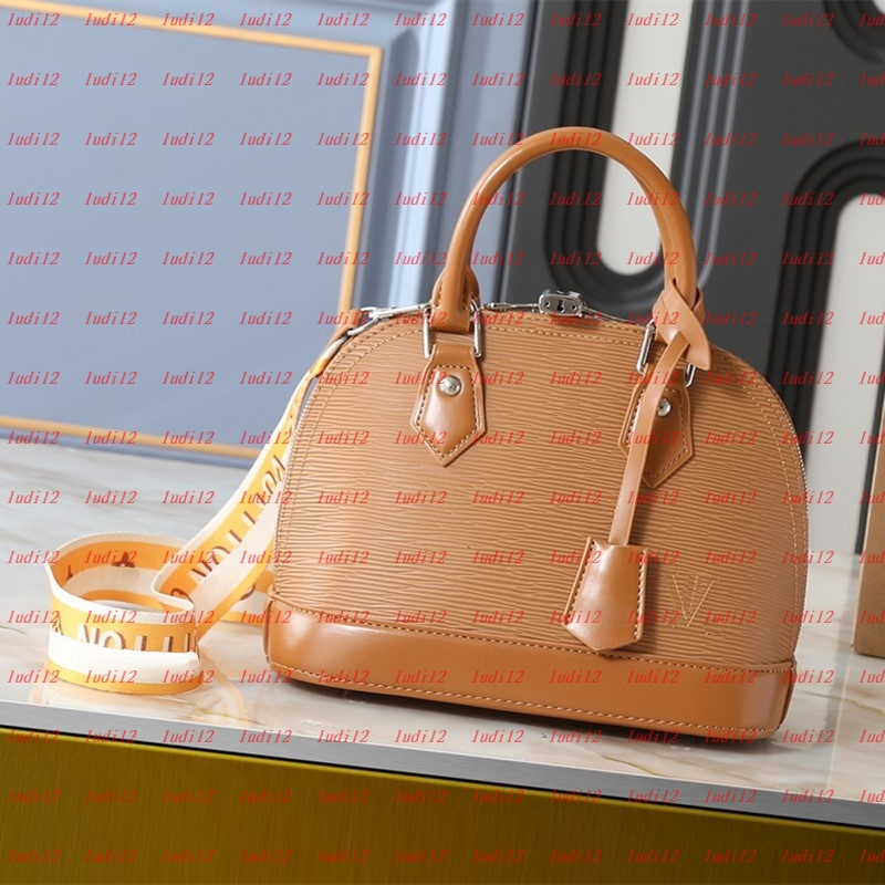 new High quality almas bb Womens crossbody shoulder bag Original designer handbag mirror quality leather chain bag tote luxurys bag embossing shell bag wallet