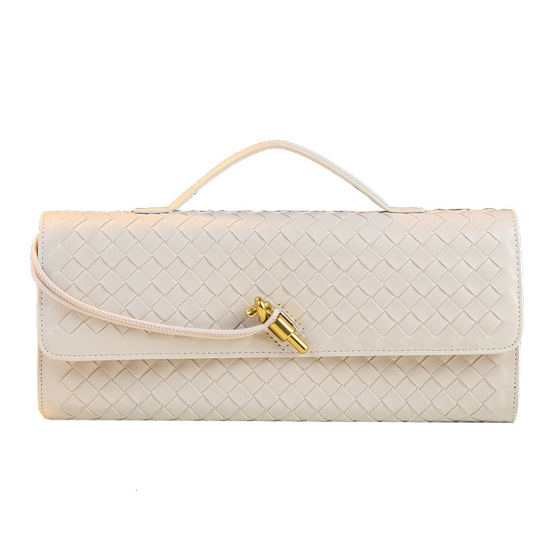 New Autumn Winter Handmade Woven Bag, Versatile For Daily Use, With Horizontal Handle And A Stylish Single Shoulder Crossbody Bag