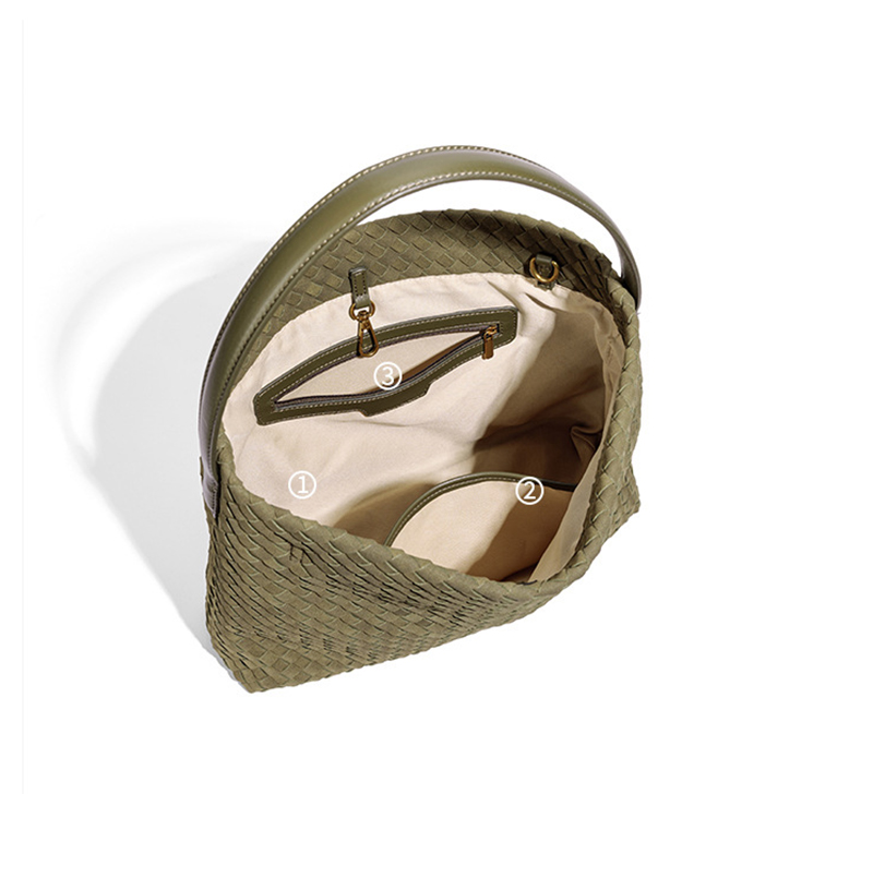 Vintage Suede Tote Bag for Women Woven Handbag Luxury Handmade Shoulder Bag Large Capacity Commuter Crossbody Bag Chic Tote Handbag Purse for Winter D