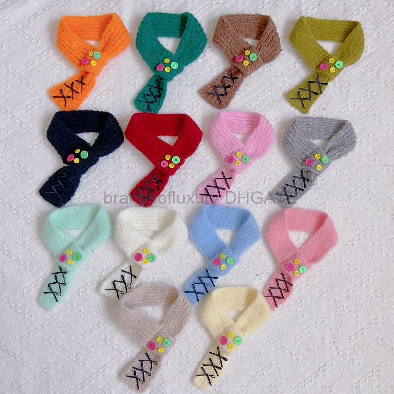 Pet Autumn/Winter Scarf Adjustable Warm Scarf Teddy Bear Yorkshire Dog Cat Rabbit Jewelry