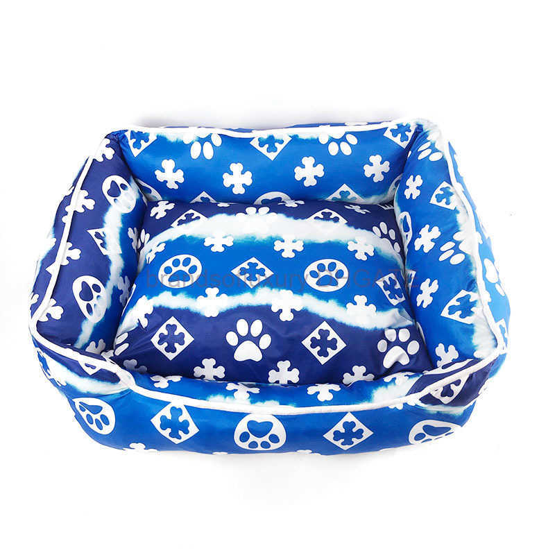 Pet Round Nest Method Fight Chenery corgi Mat Dog Nest Ice Nest Cooling Nest Hot Dog Bed in Summer