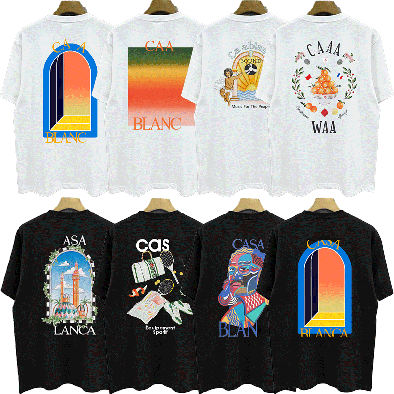 fashionable trendy items 100% cotton heavyweight short-sleeved shirt premium print designer style street casual trendy short-sleeved shirt s-xxxl