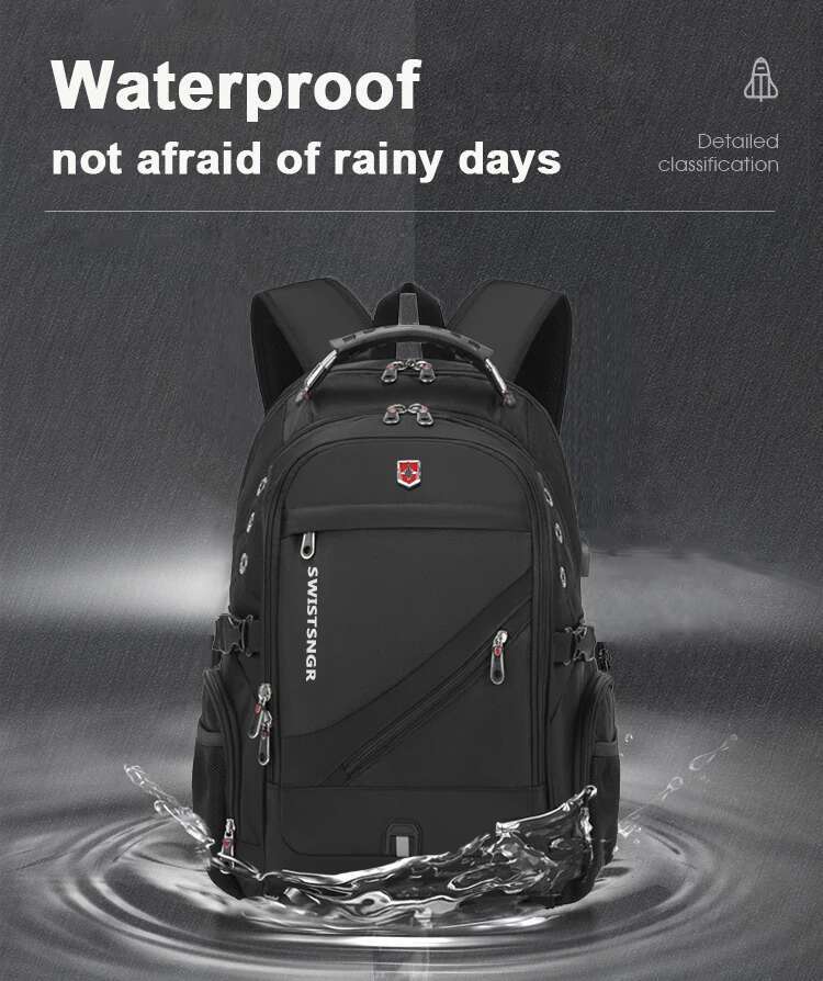 2024 Waterproof 17/20 Inch Laptop Men Airplane Travel Backpack Women Oxford Rucksack Male School Bag Modern Mochila