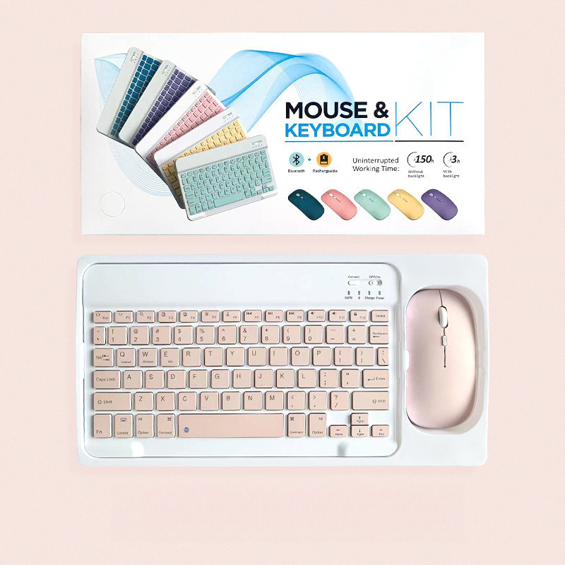 The best-selling Mini Silent Mouse set Bluetooth keyboard is suitable for mobile phones and tablets