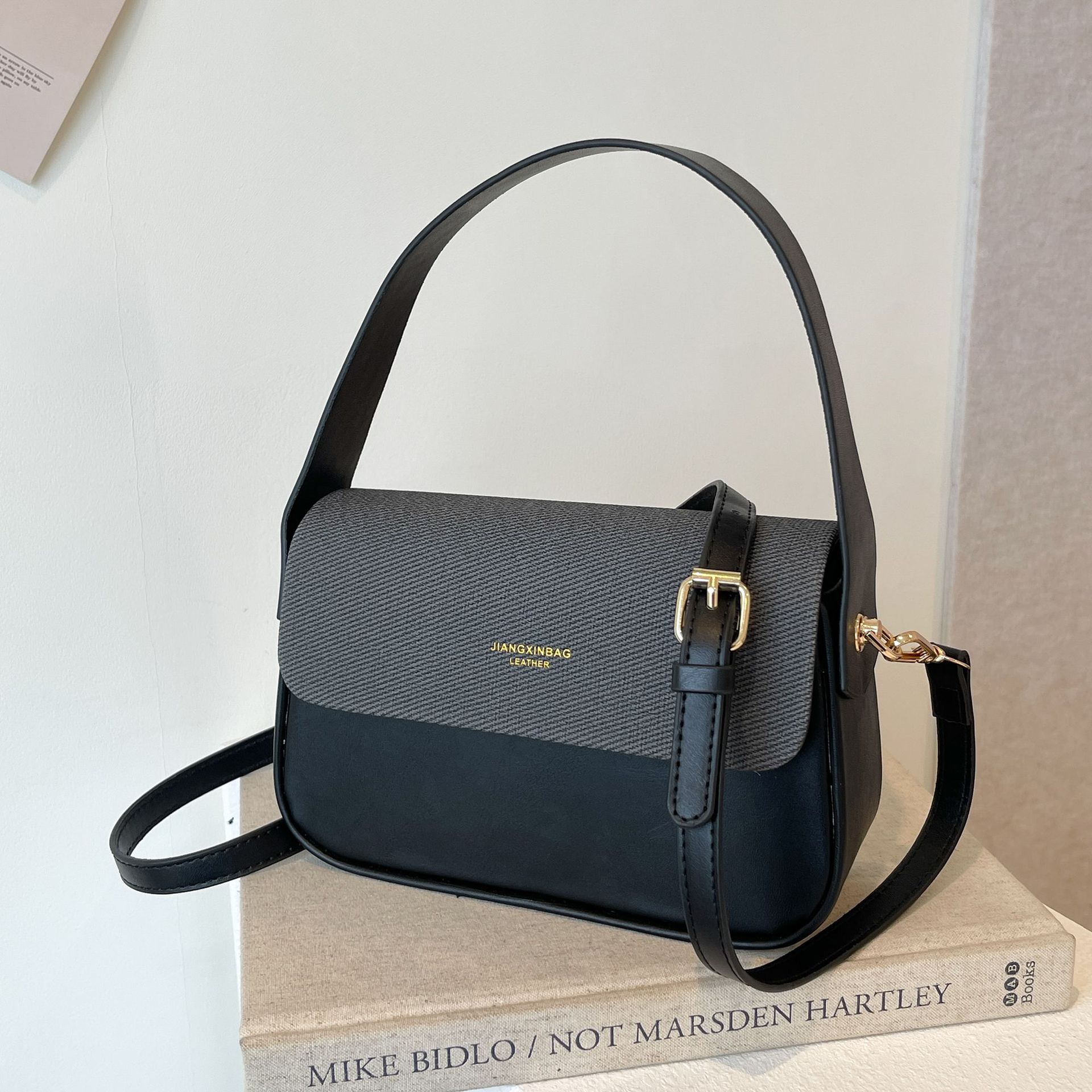 Autumn New Stylish Versatile Crossbody Trend Hand Held Small Square Shoulder Premium Feeling Armpit Bag