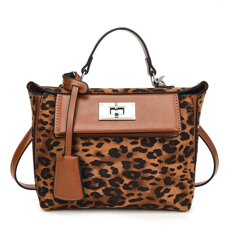 Leopard Print Handbag Large Capacity Niche Versatile Single Shoulder Tote For Women Diagonal Cross Bag