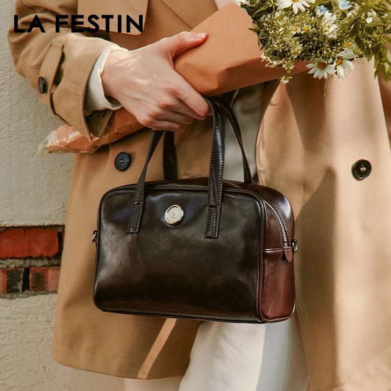 LA FESTIN Original Handbag Women Female Fashion Shoulder Crossbody Classic Retro High Quality Brand Bag