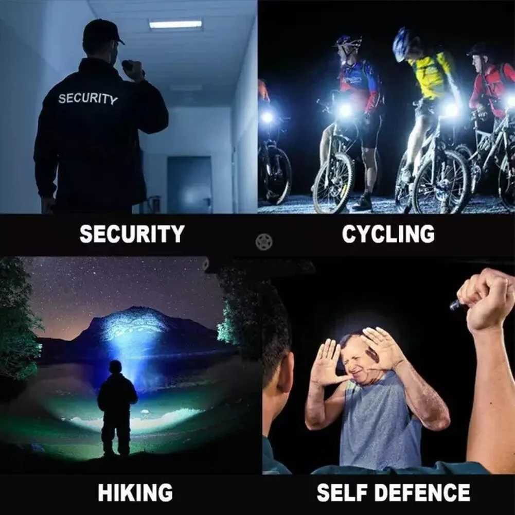 SK68 Zoomable Mini Flashlight White/Green/Red Led Dimming Small Torch Handheld Waterproof Flashlight Torch Lamp 3Modes Pen LightW251106