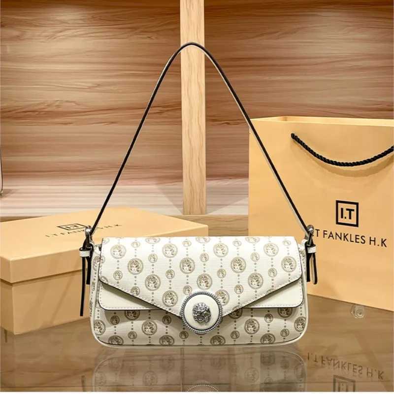 Brand womens shoulder bag 2025 new autumn and winter high-end texture niche designer light luxury crossbody bag armpit bagW251106