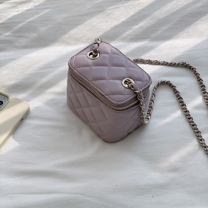Famous designer women Bag female niche single shoulder crossbody dia lattice chain mouth red envelope fashion mini box bag