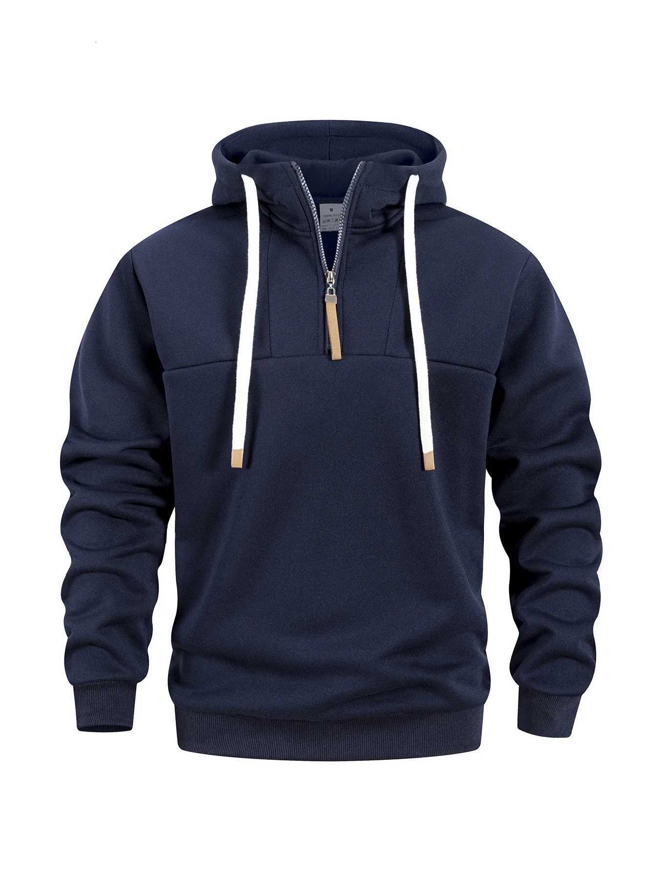 Mens Hoodie Jacket Streetwear Long Sleeve Sweatshirts Zipper Hooded Pullover Male Sportswear Autumn Men Clothing Streetwear W251106