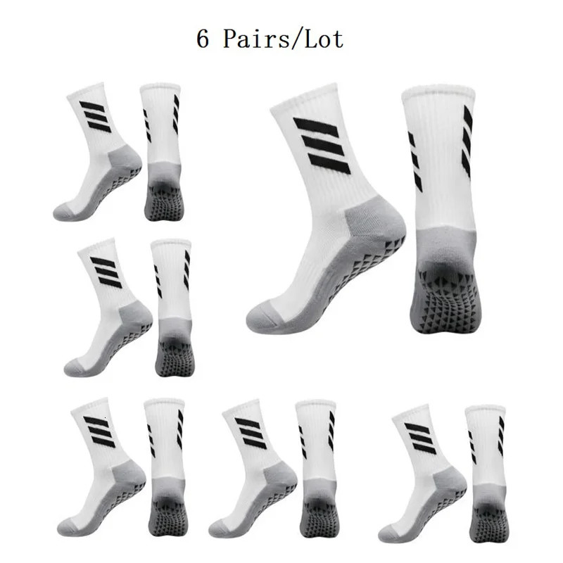 161020 Pair Non Slip Soccer Socks Men Skid Grip Football Basketball Sport Cycling 251106