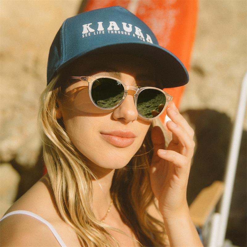 CARFIA Round Polarized Sunglasses for Women Small Face UV Protection Acetate Frame Classic Retro Style