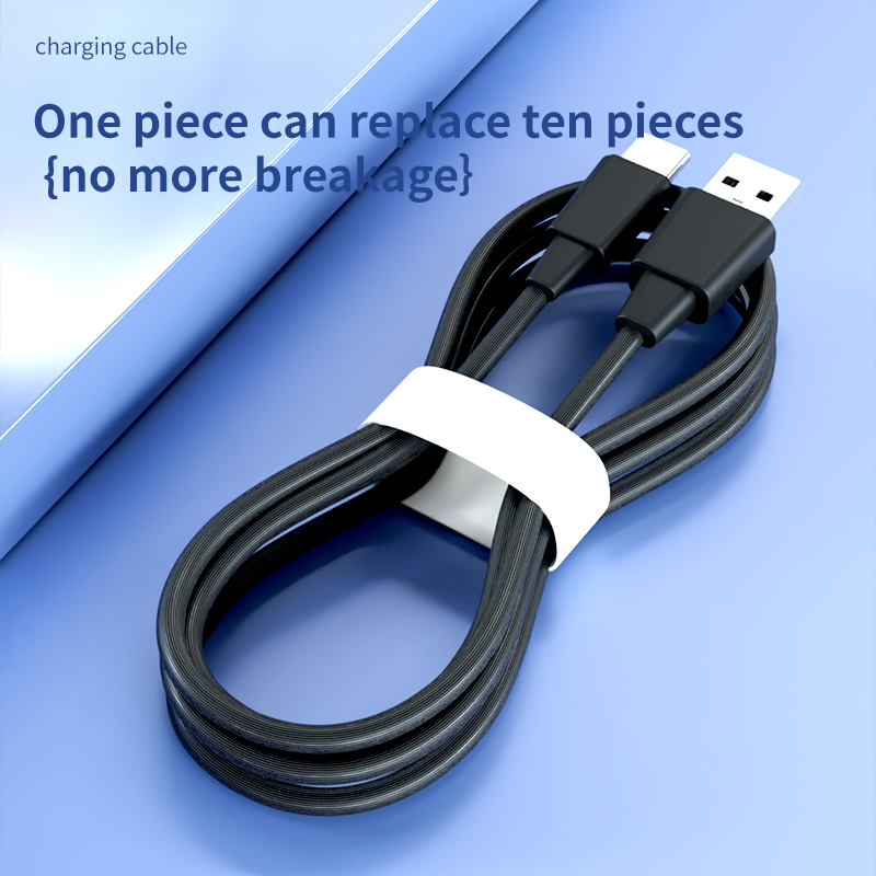 Pure copper wire USB type c charger cable with PVC material for android phone/iphone