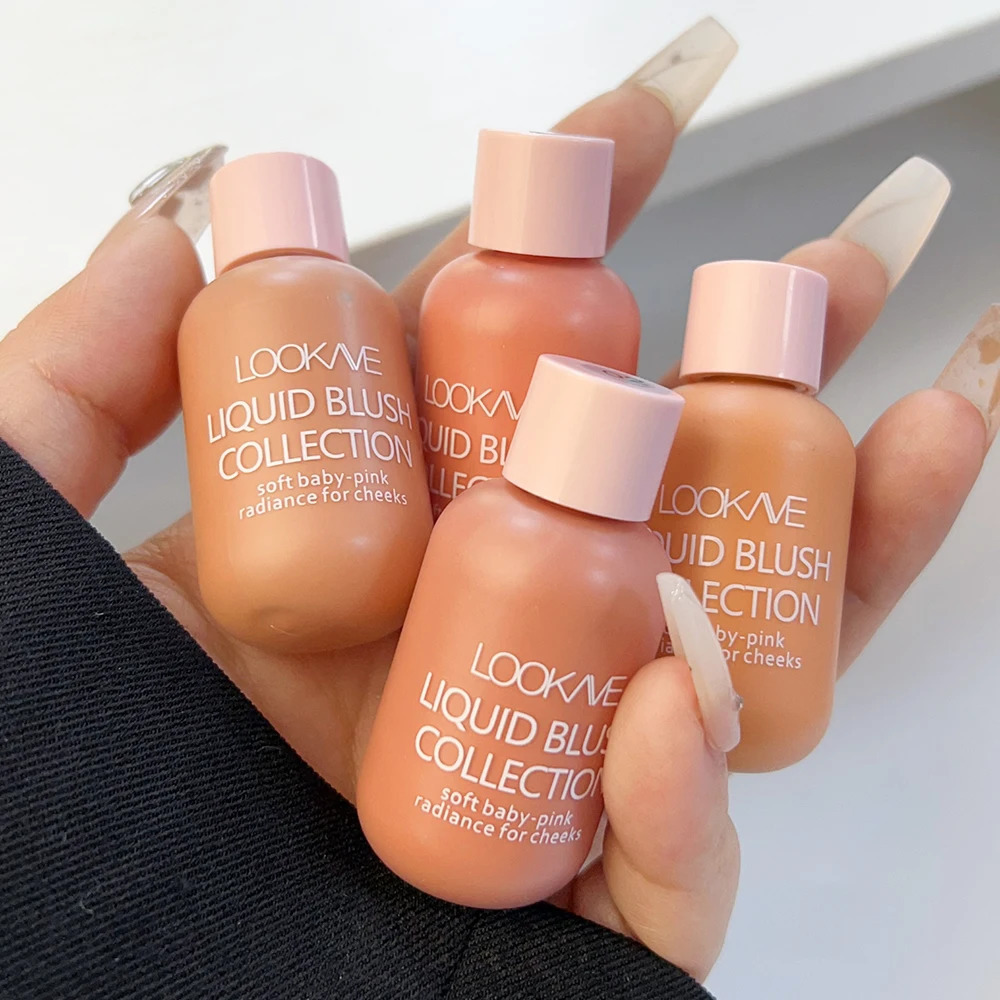 Waterproof liquid powder blusher lasting moisturizing natural bright face cream red velvet pigment cosmetics 250325