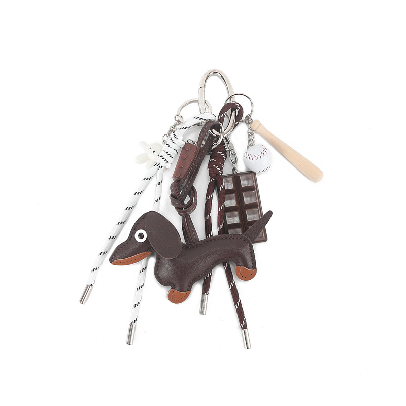 designer bag charm In stock hotselling original design Ins blogger same personalized car keychain bag pendant fashion style dachshund dog - view 6