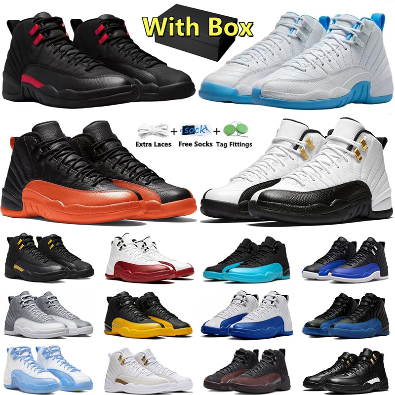 Designer Basketball Shoes 12 12s Sports Sneakers Men Bloodline Melo Taxi Cherry Brilliant Orange Field Purple Blueberry University Blue Women Outdoor Trainers