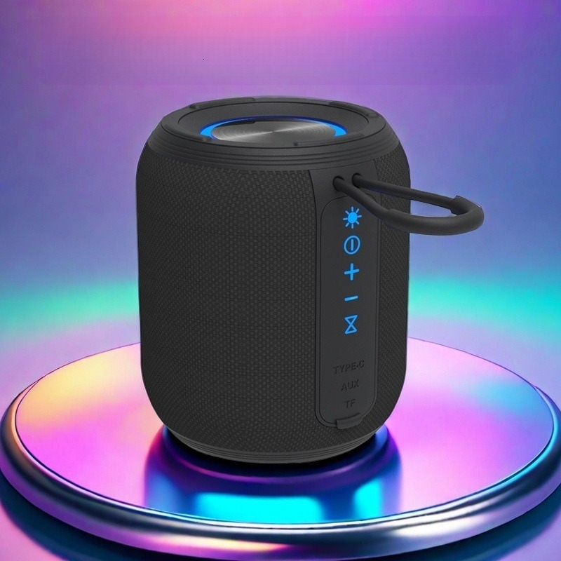 Hot selg wireless Bluetooth speaker, super large volume subwoofer, outdoor waterproof portable RGB lighting speaker