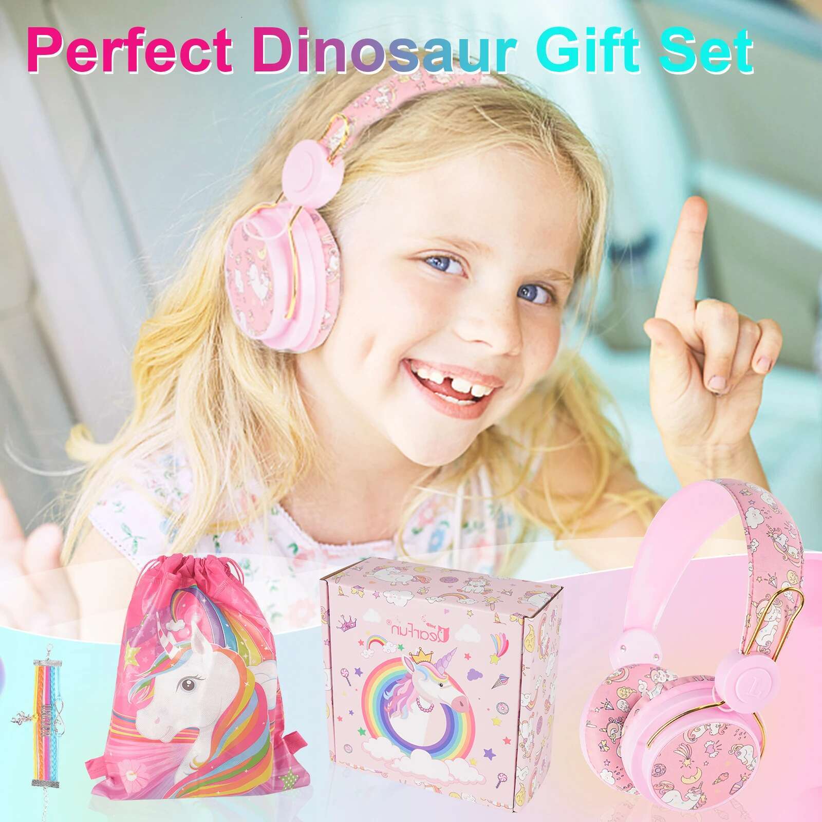 Wired Child Cartoon Cute Kids Anime Headphones Headset Stereo Music with Micrphone Children's Earphone Christmas Gift