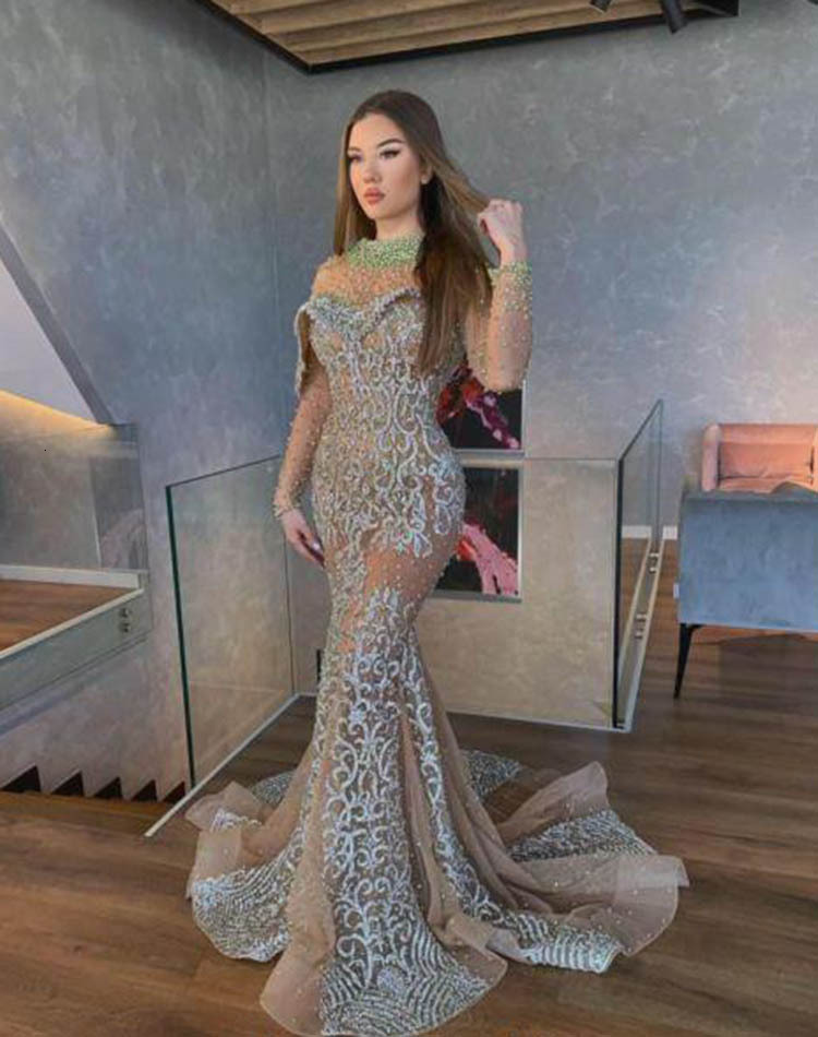 2025 Autumn Dress with Shoulder Sleeve Split Dress Slimming Dress Long Dress