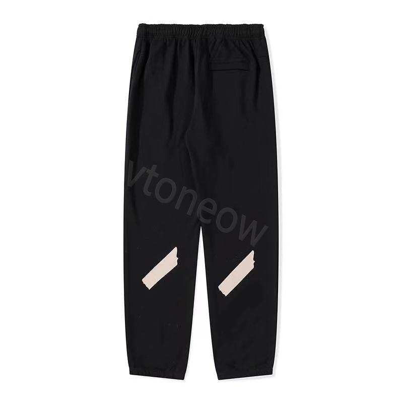 2025 Designer Mens Pants High Street Pants for Men Sweatpants Casual Women Designer pants Hip Hop Streetwear whites pants joggers men